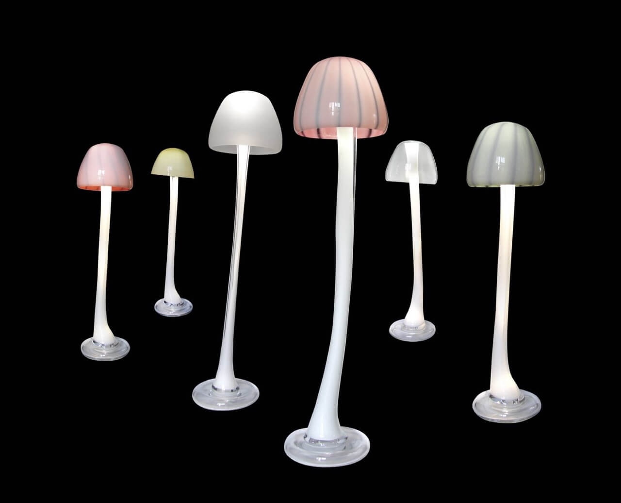 Storytelling Design | Arnout Visser | Lamp | Mushrooms | glas